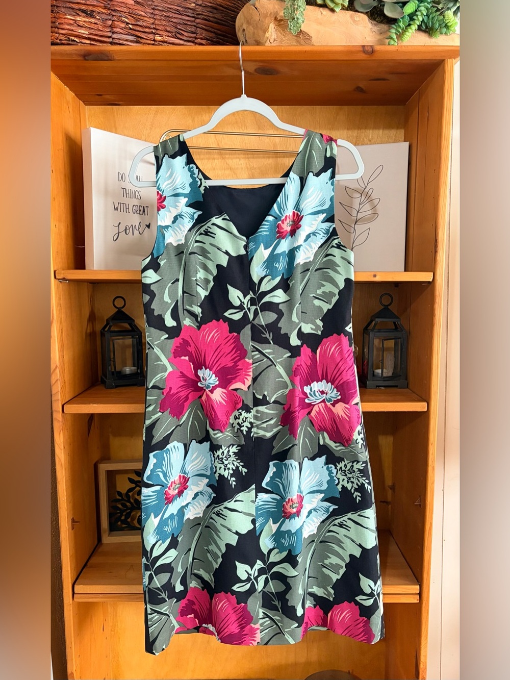 Tommy Bahama Silk Floral midi Dress‎ Size 8 Vacation Old Money Resort - Picture 3 of 5